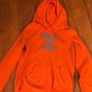 Orange Hollister sweatshirt